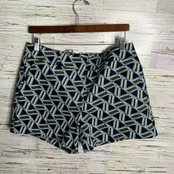 Ann Taylor shorts green black size  8 - Picture 1 of 9
